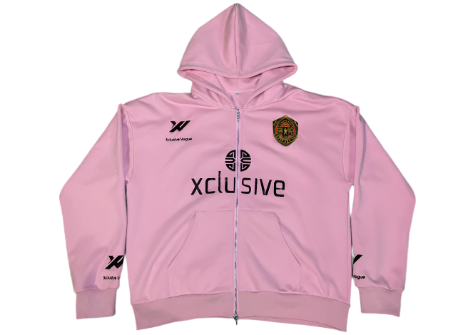 Pink Overseas Zip Up